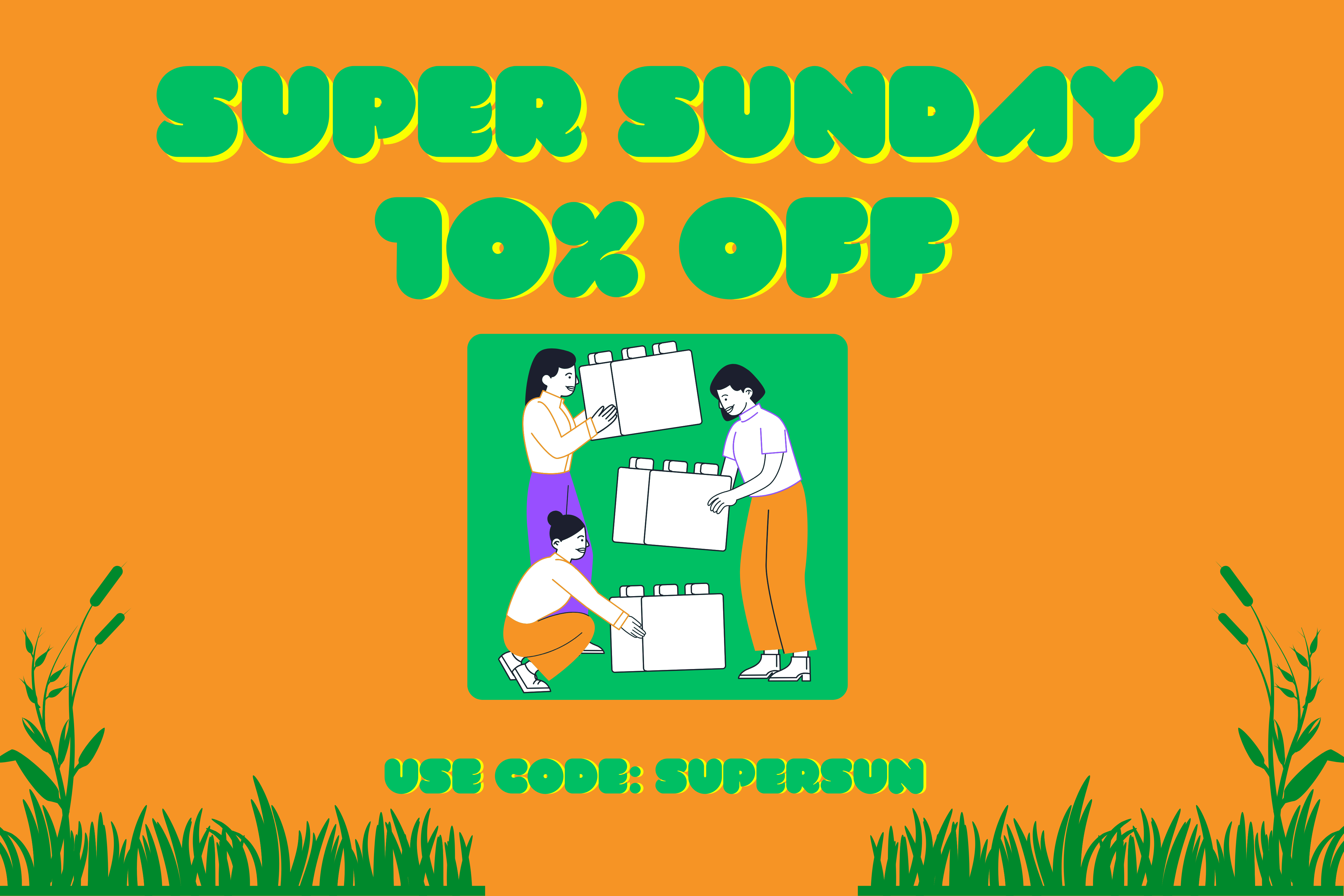Super Sunday 10% Off Offer