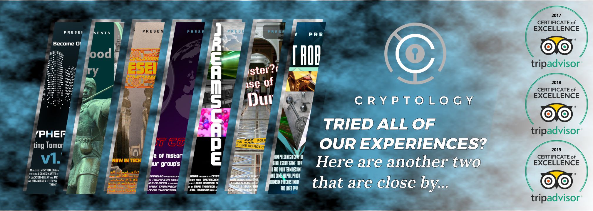 Cryptology Escape Rooms Recommends...