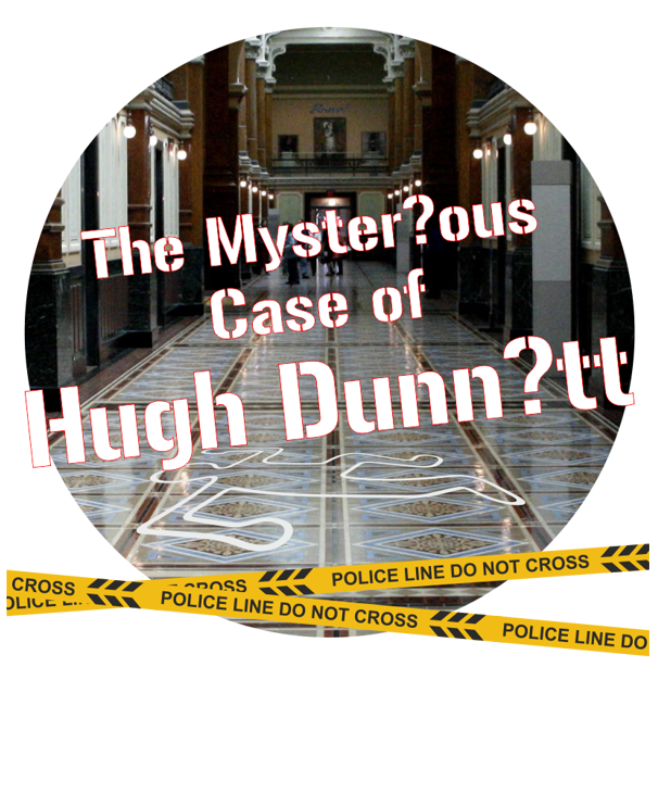 The Mysterious Case Of Hugh Dunnitt Logo